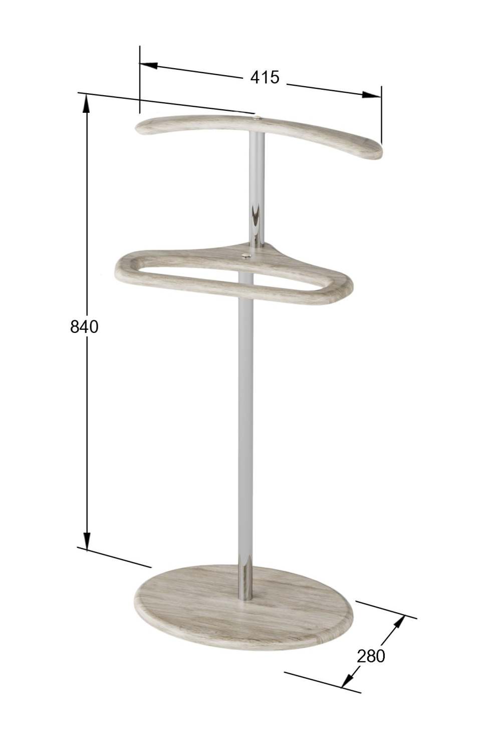 Вешалка напольная детская «Универсальная» Дуб