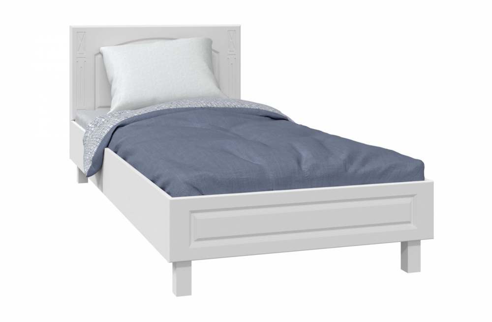 Кровать «Элизабет» ЭМ-19 Белое дерево