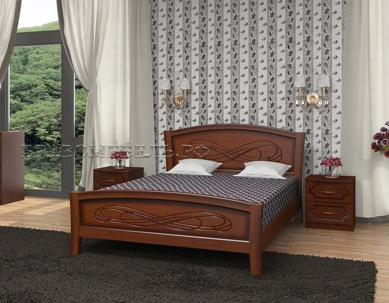 Кровать «Карина-16» Орех