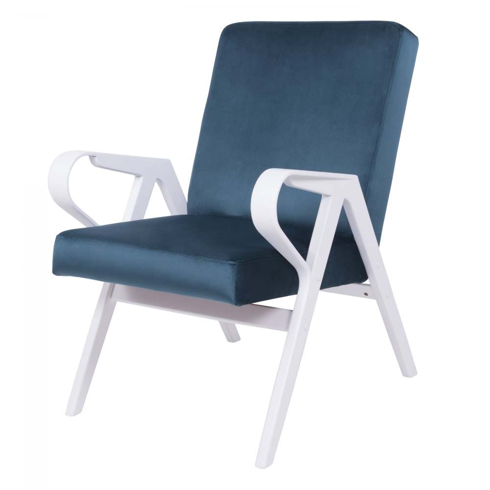 Кресло «Форест» Белый/Изумруд