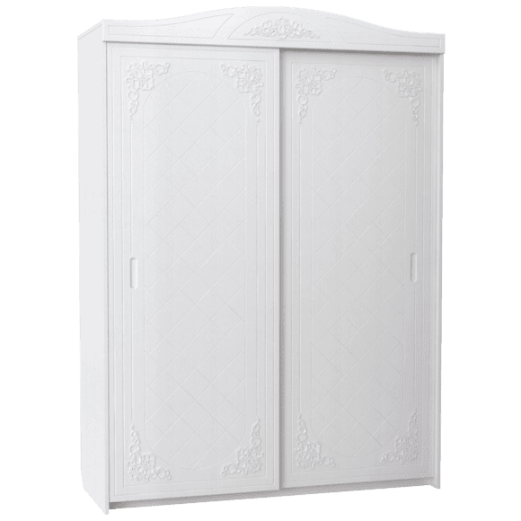 Шкаф-купе «Соня Премиум» СО-12К Белый структурный/белое дерево