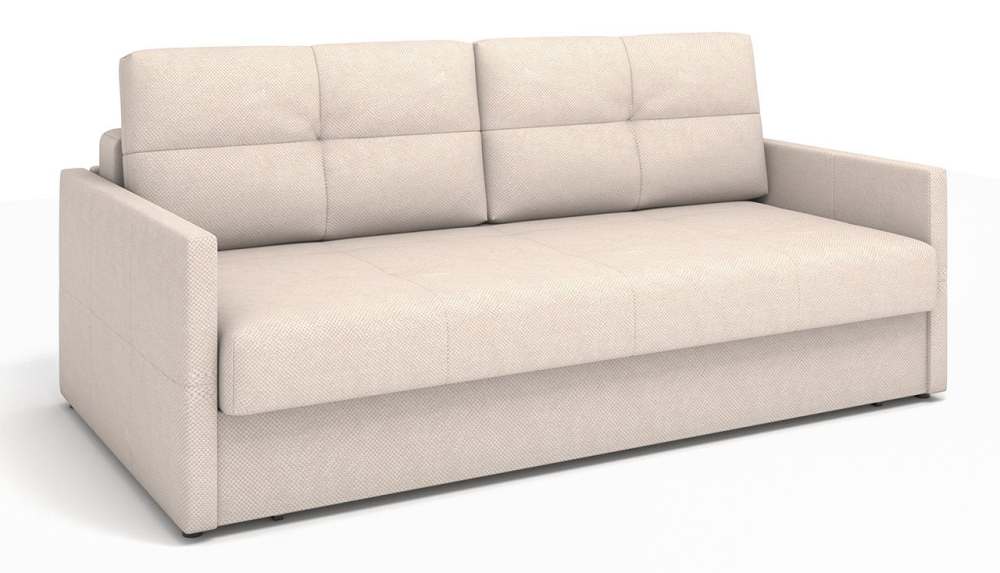 Прямой диван-кровать «Мадрид» Велюр Citar bone, 207х110х97 см