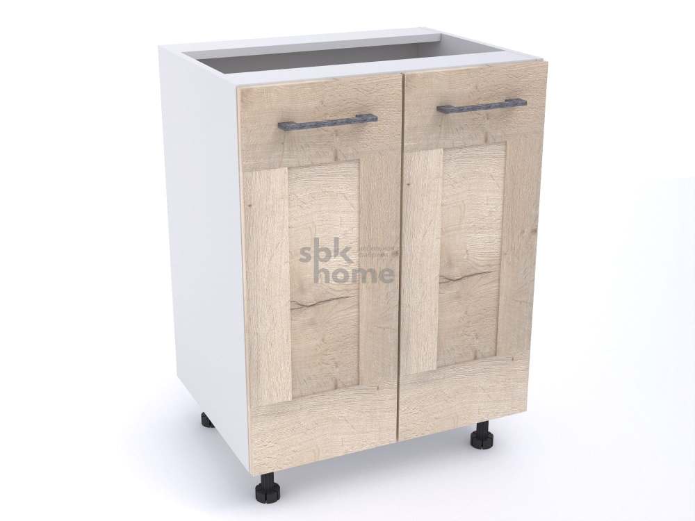 Кухонный шкаф напольный «Дублин» С-60 2-х дверный рабочий