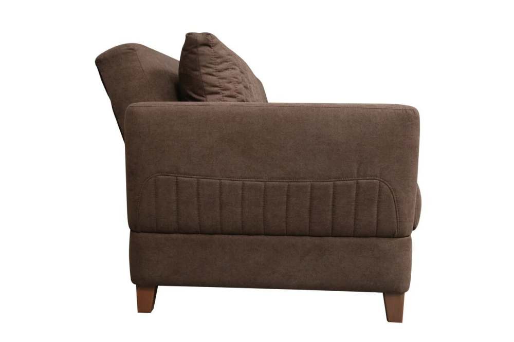 Диван «Магнат» Велюр кенди шоколад, спальное место 192х133 см