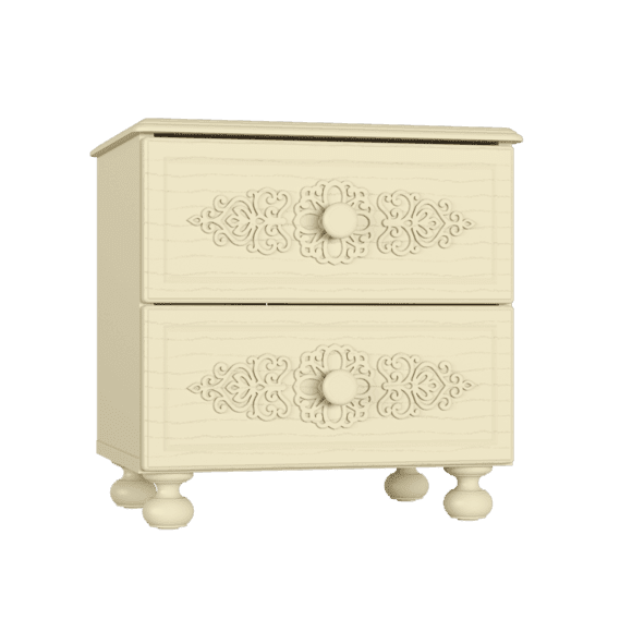 Тумба прикроватная «Ассоль плюс» АС-4 Ваниль