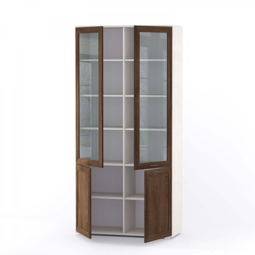 Шкаф ШК-402 «Комо» Вудлайн кремовый/Дуб кальяри