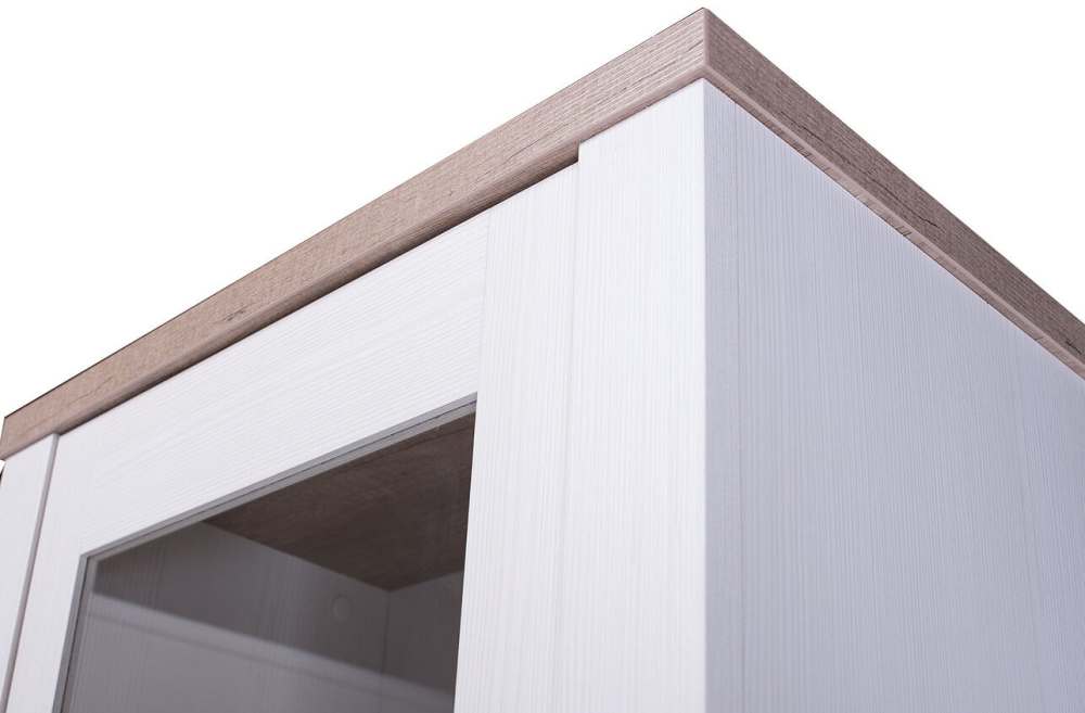 Шкаф с витриной «Прованс» 1V1D