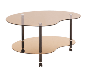 Стол журнальный «Капелька» тонированное стекло