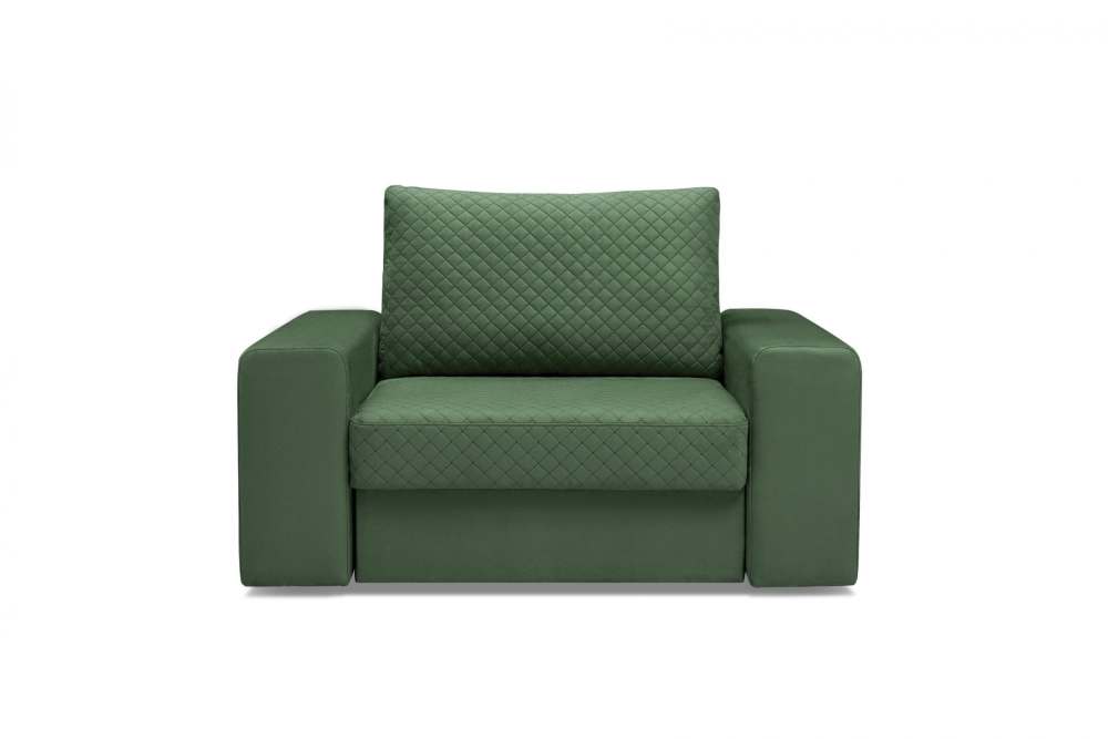 Кресло-диван «Даллас» иск.замша Green