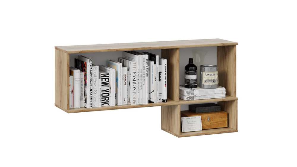 Шкаф навесной «Марвин» Какао/Белый