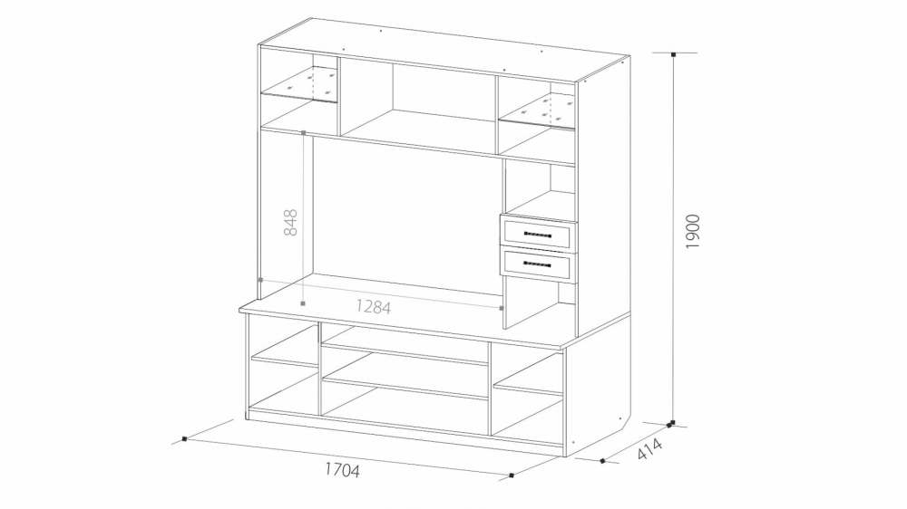 Размеры шкафа