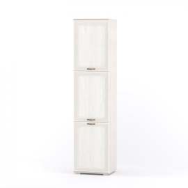 Шкаф ШК-303 «Комо» Вудлайн кремовый/Аруша венге патина