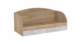 Кровать с ящиками «Юниор-3» Дуб Эльза/Дуб Ирландский