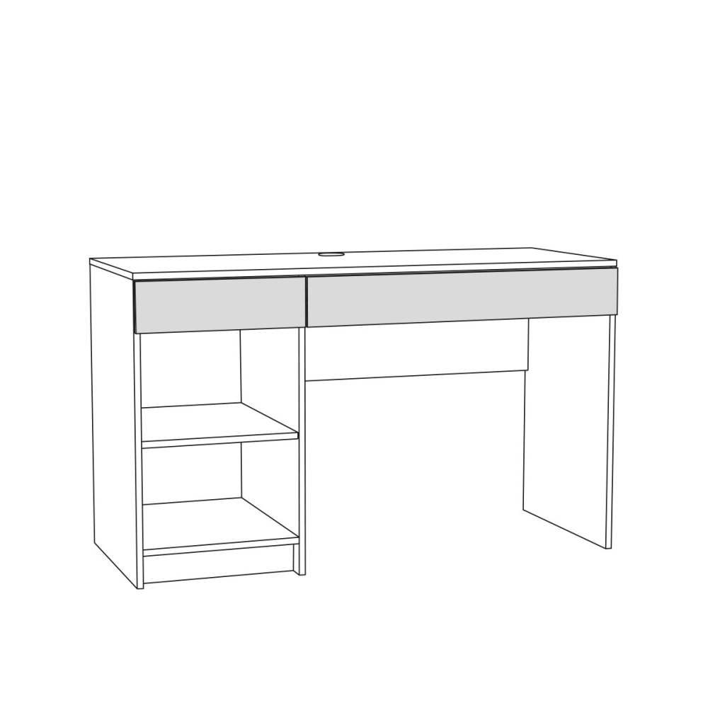 Стол письменный 12.36 «Мадэра» Венге Каштан