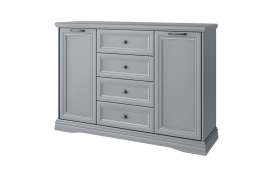 Тумба 2D4S «Valencia» Серый, 136х95х40 см