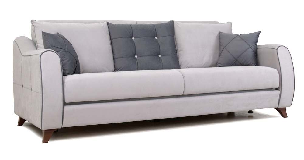 Диван Френсис 264 светло-серый, спальное место 195x131 см