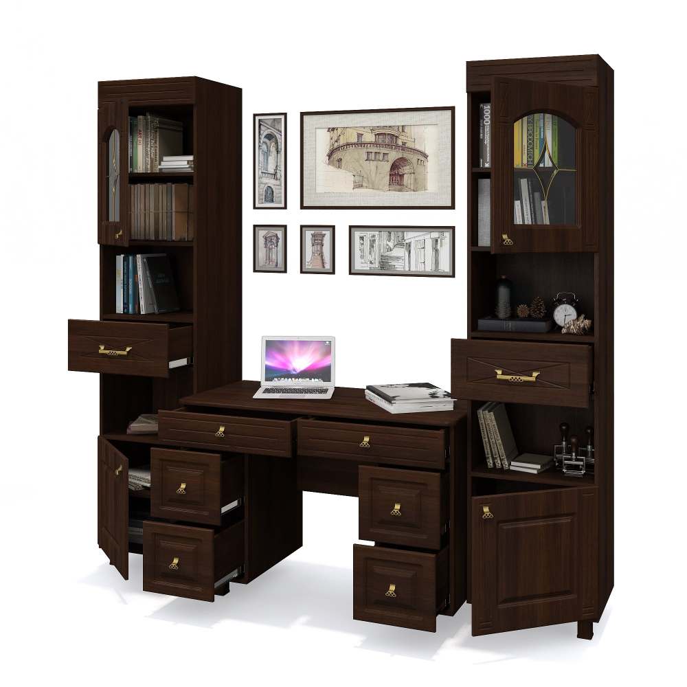 Модульная система «Элизабет» Орех темный