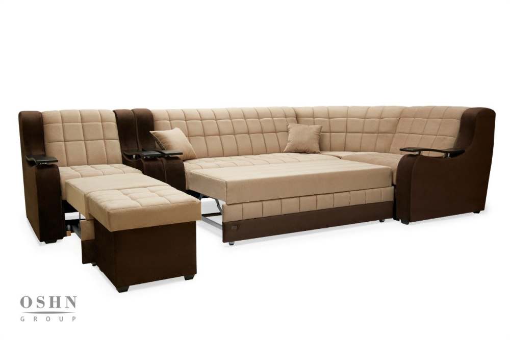 Диван угловой «Квадрат» с креслом Pony 3