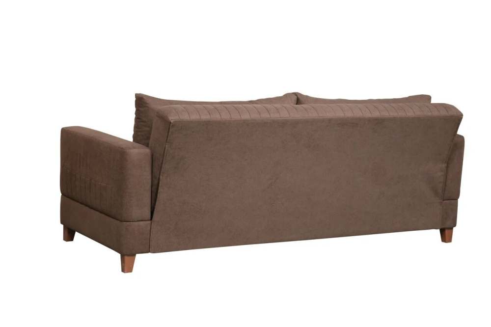 Диван «Магнат» Велюр кенди шоколад, спальное место 192х133 см