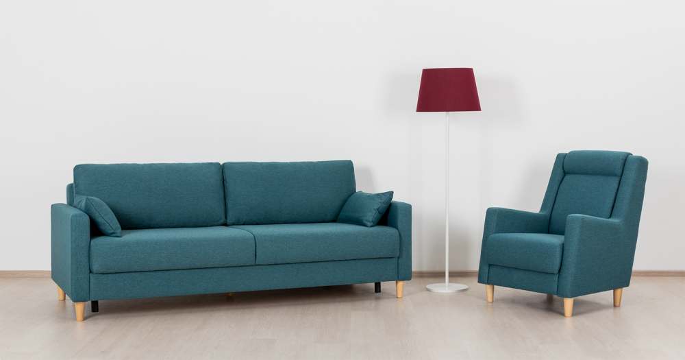 Прямой диван «Дилан» и кресло «Дилан»