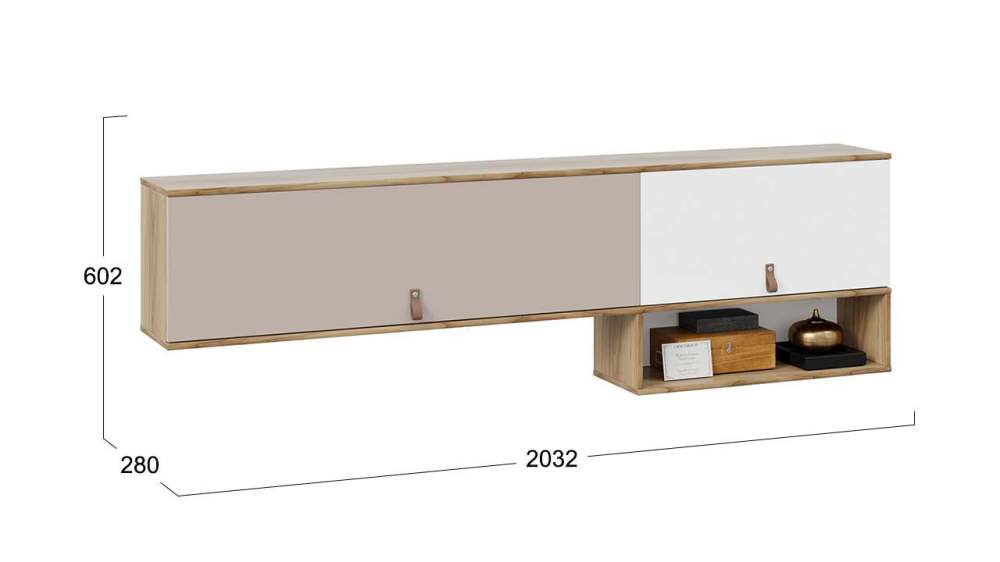Шкаф навесной «Марвин» размеры