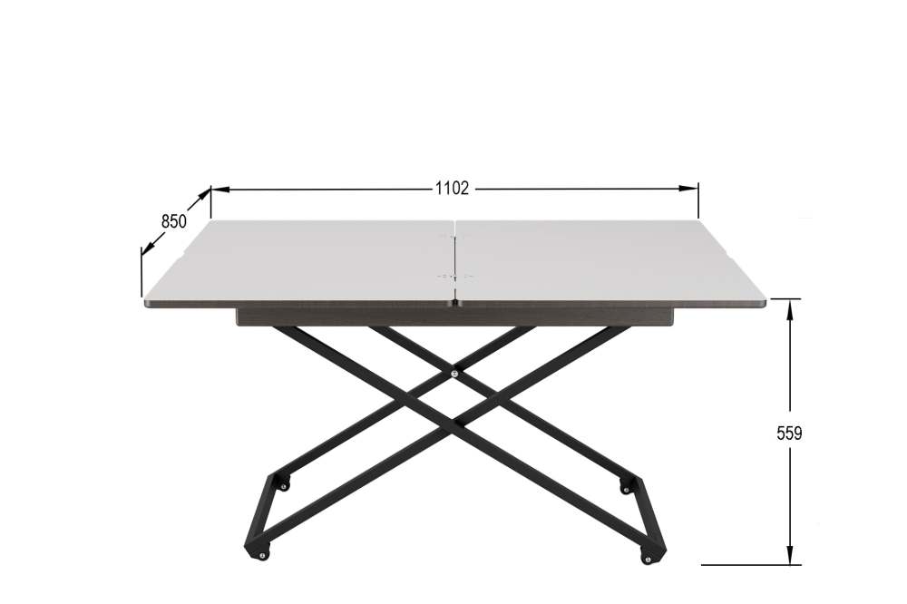 Стол-трансформер «Андрэ» Loft венге