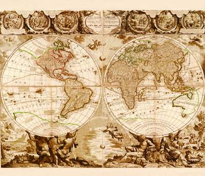 Стол журнальный «СИТИ» фотопечать карта