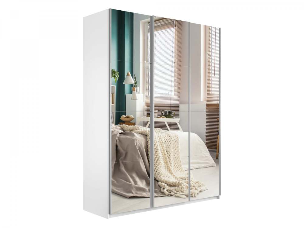 Шкаф-купе 3-х дверный «Прайм», глубина 57 см