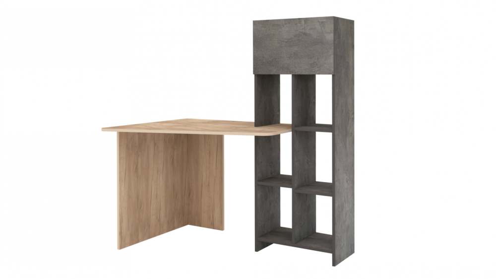 Стол компьютерный «СК-6» Камень темный/Дуб Ирландский