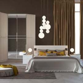 Спальня «Леонардо 5» Бодега белая/Alpina 2