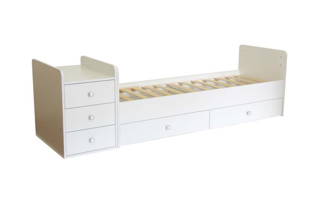 Кровать детская «Фея» 1100 белый