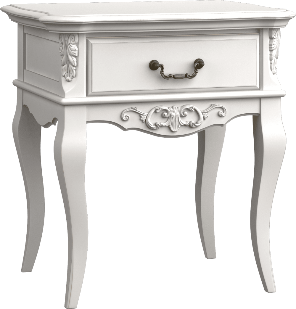 Тумба прикроватная 1 ящик «B301» Слоновая кость