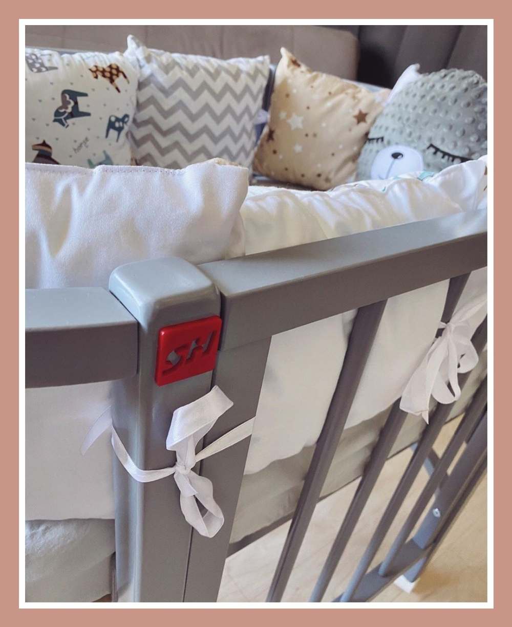 Кроватка «PAPPY» Серая