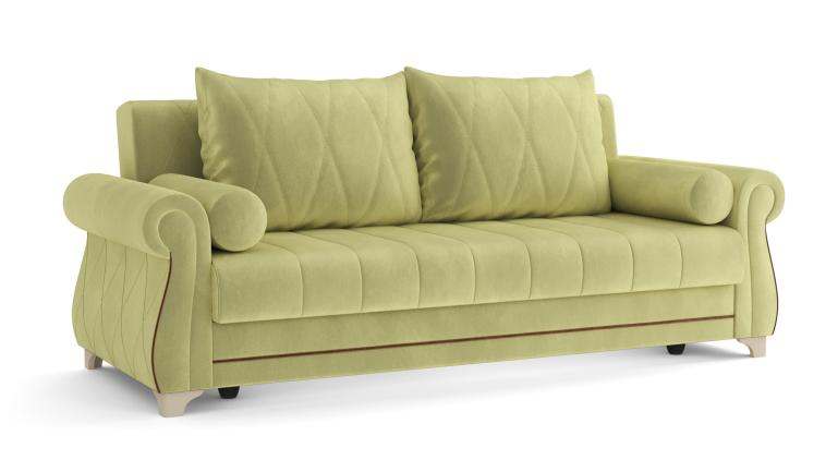 Диван-кровать «Порто» Велюр тенерифе нефрит/велюр тенерифе шоколад