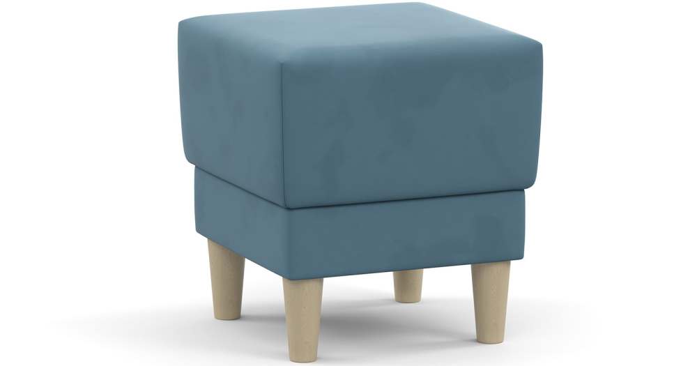 Пуф «Айрин» ТП 324 Велутто 47 светлый бирюзовый