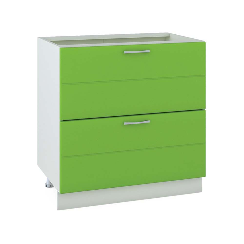 Стол 800 2 ящика «Лора» эвкалипт