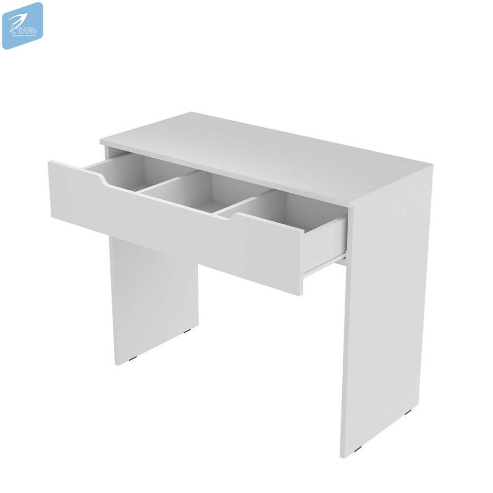 Стол туалетный СТ-002 «Лайт» Белый гладкий