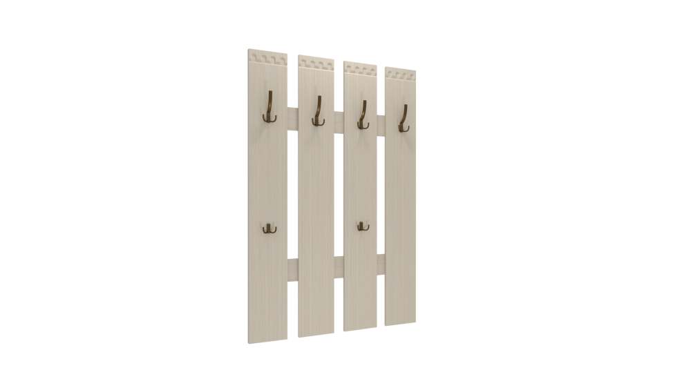 Вешалка «Визит-15» Дуб беленый/Туя светлая