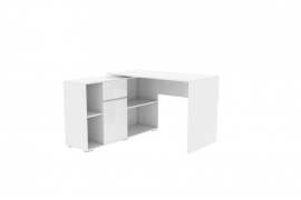 Стол компьютерный «12» Белый глянец