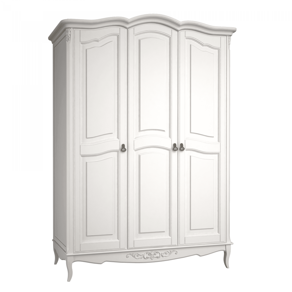 Шкаф 3-х дверный «B803» Слоновая кость