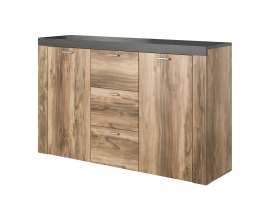 Комод 24Z6HH 26 орех satin, высота 89 см