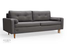 Диван-кровать «Скандинавия» Savana grey (обивка Рогожка), спальное место 200х145 см