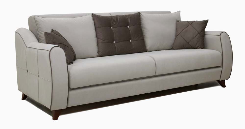 Диван «Френсис» 262 крем серо-бежевый, спальное место 195x131 см