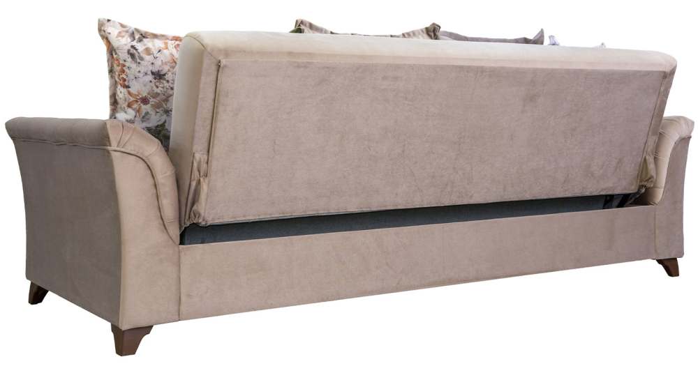 Диван «Ирис» десерт карамельный тауп