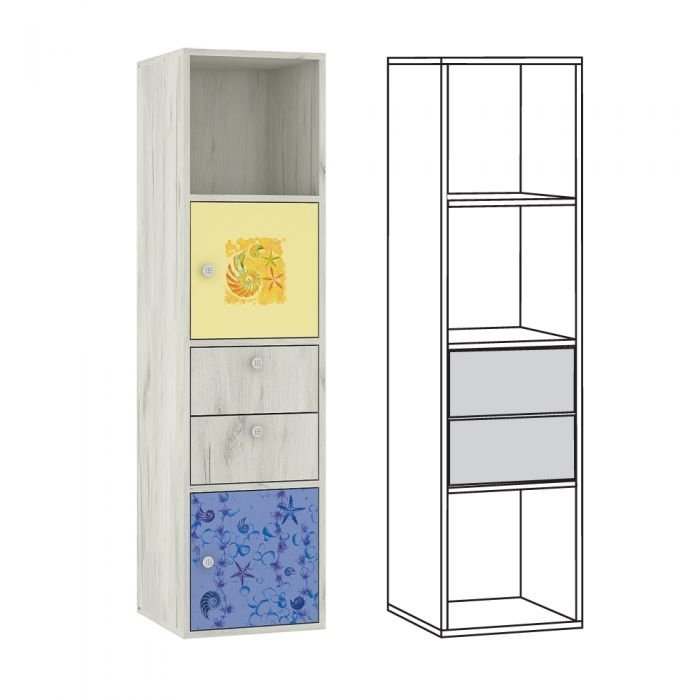 Стеллаж «Тетрис» 315 фотопечать