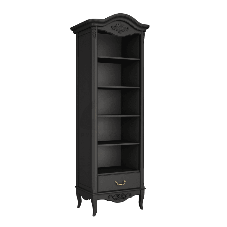 Стеллаж узкий «B605BL» Черный