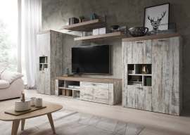 Стенка «Amy» 24D4HH Typ 10 white pine