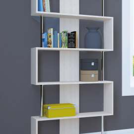 Стеллаж «А-5», цвет белый, ширина 80 см