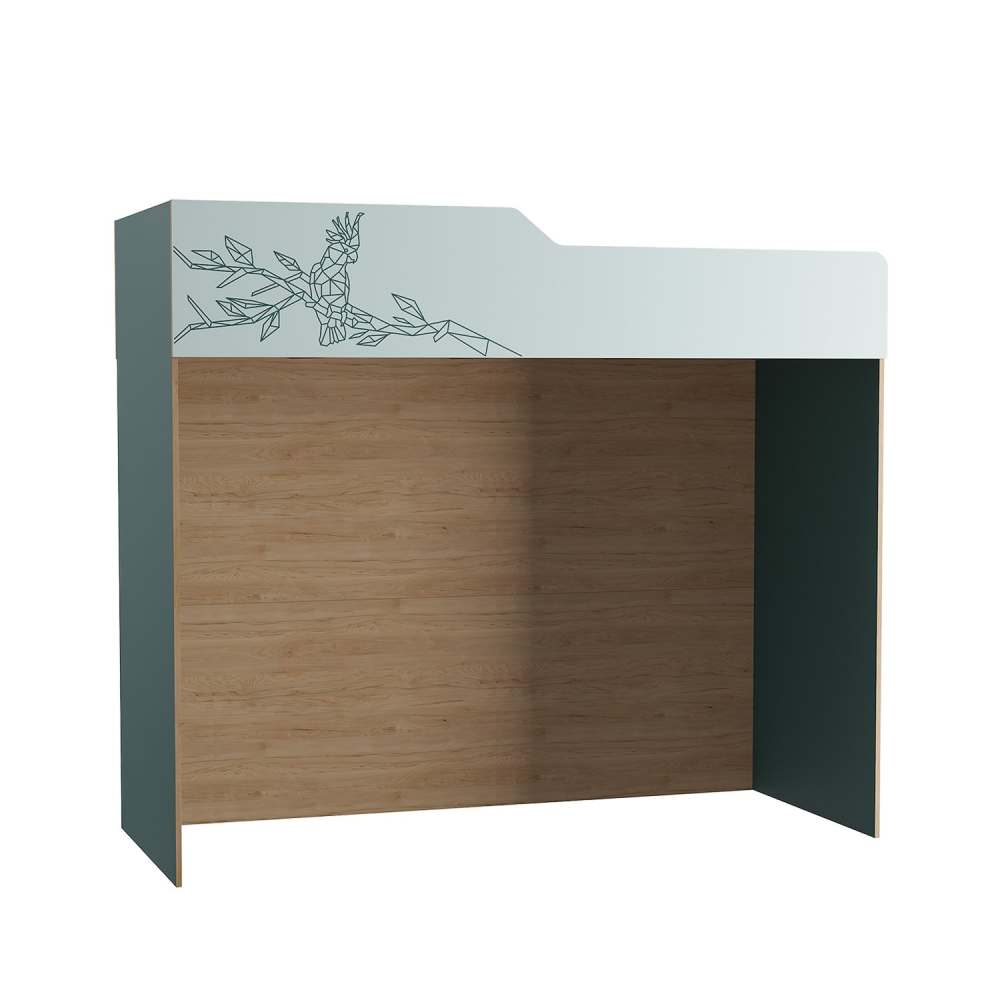 Кровать 11.15 «Гудвин» Гикори Рокфорд/Бензин/Мята