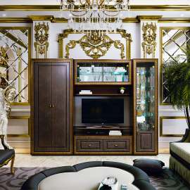 Гостиная «Версаль» Дуб Венге золото